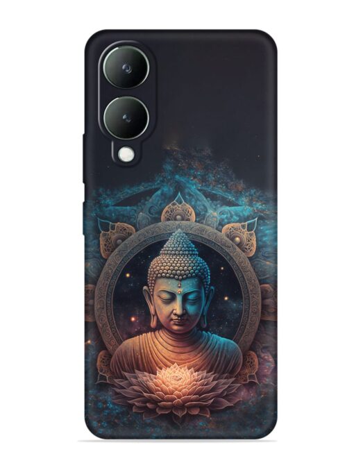 Gautam Buddha Embossed Soft Silicone Case for Vivo Y17S