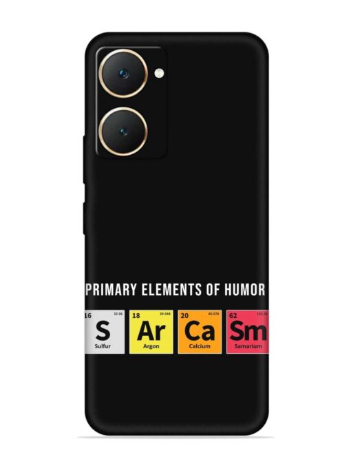 Primary Elements Humor Embossed Soft Silicone Case for Vivo Y18 Zapvi