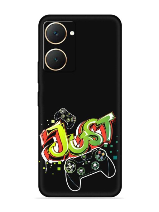 Graffiti Gamepad Illustration Embossed Soft Silicone Case for Vivo Y18