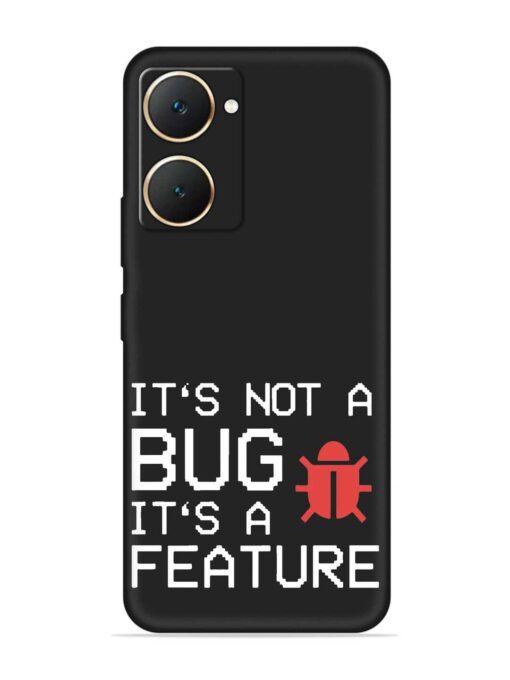 Not Bug Feature Embossed Soft Silicone Case for Vivo Y18 Zapvi