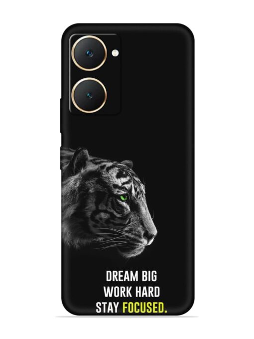 Dream Big Work Hard Embossed Soft Silicone Case for Vivo Y18