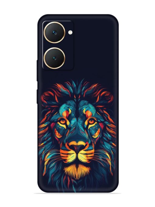 Colorful Lion Embossed Soft Silicone Case for Vivo Y18 Zapvi