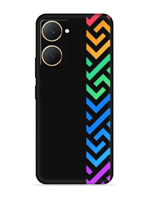 Colorshape Stripes Embossed Soft Silicone Case for Vivo Y18