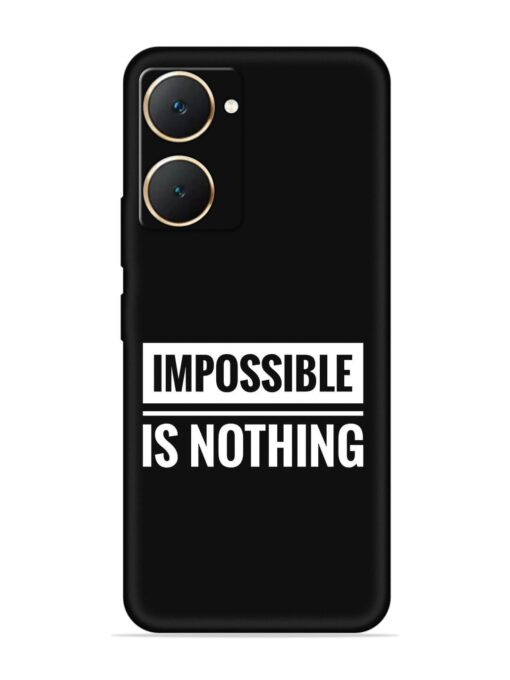 Impossible Is Nothing Embossed Soft Silicone Case for Vivo Y18 Zapvi