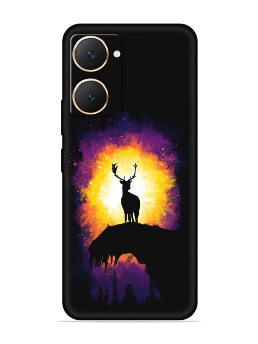 Elk Animal Art Embossed Soft Silicone Case for Vivo Y18 Zapvi