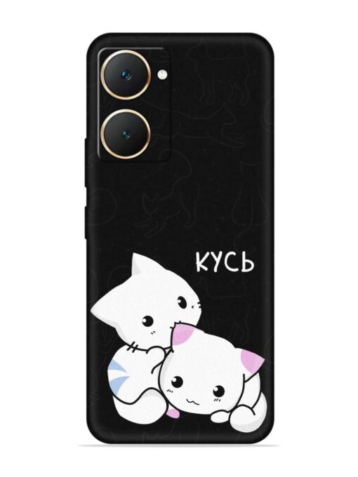 Kycb Cat Embossed Soft Silicone Case for Vivo Y18E Zapvi