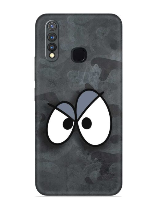 Big Eyes Night Mode Embossed Soft Silicone Case for Vivo Y19 Zapvi