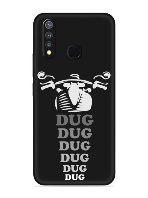 Dug Dug Dug Embossed Soft Silicone Case for Vivo Y19 Zapvi