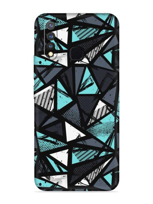 Abstract Seamless Embossed Soft Silicone Case for Vivo Y19 Zapvi