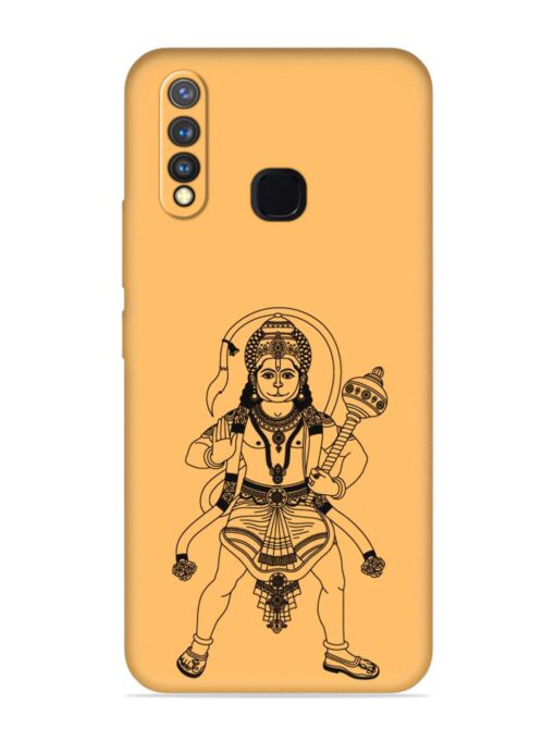 Indian God Hanuman Embossed Soft Silicone Case for Vivo Y19 Zapvi