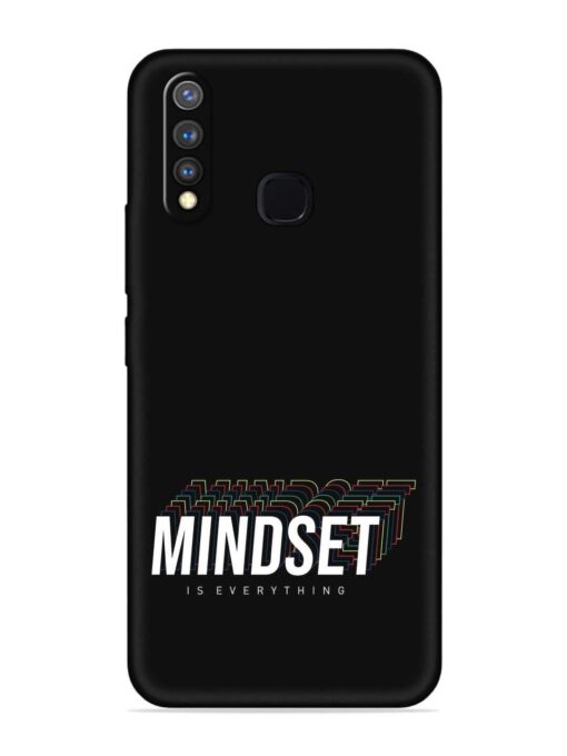 Mindset Everything Slogan Embossed Soft Silicone Case for Vivo Y19 Zapvi