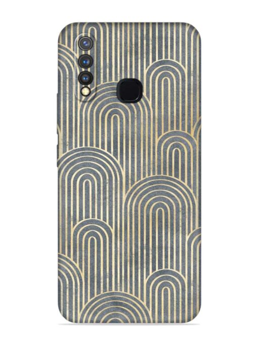 Art Deco Style Embossed Soft Silicone Case for Vivo Y19 Zapvi