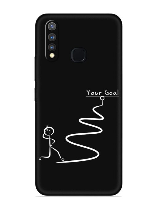 Your Goal Embossed Soft Silicone Case for Vivo Y19 Zapvi