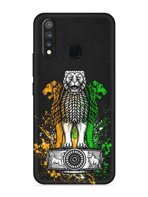 Pillars Of Ashoka Embossed Soft Silicone Case for Vivo Y19 Zapvi