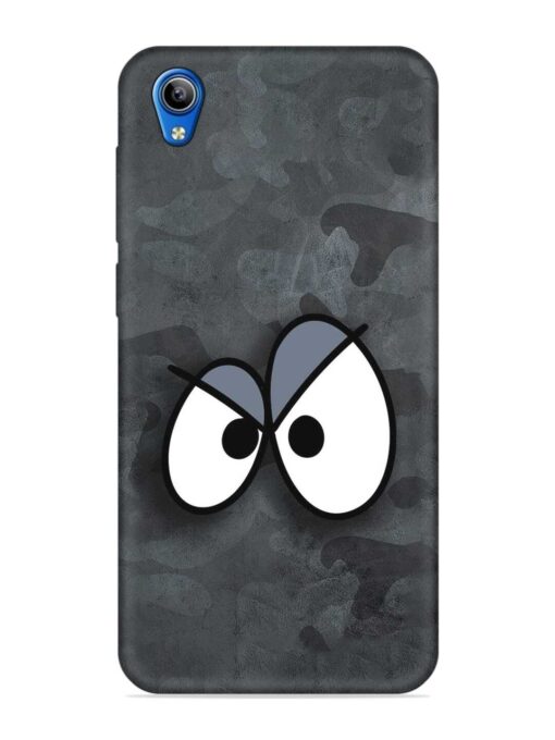 Big Eyes Night Mode Embossed Soft Silicone Case for Vivo Y1S Zapvi