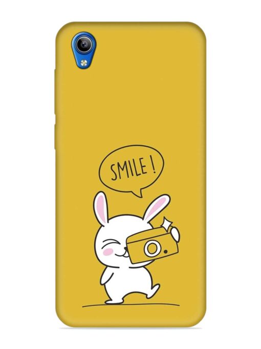 Hey Smile Please Embossed Soft Silicone Case for Vivo Y1S Zapvi