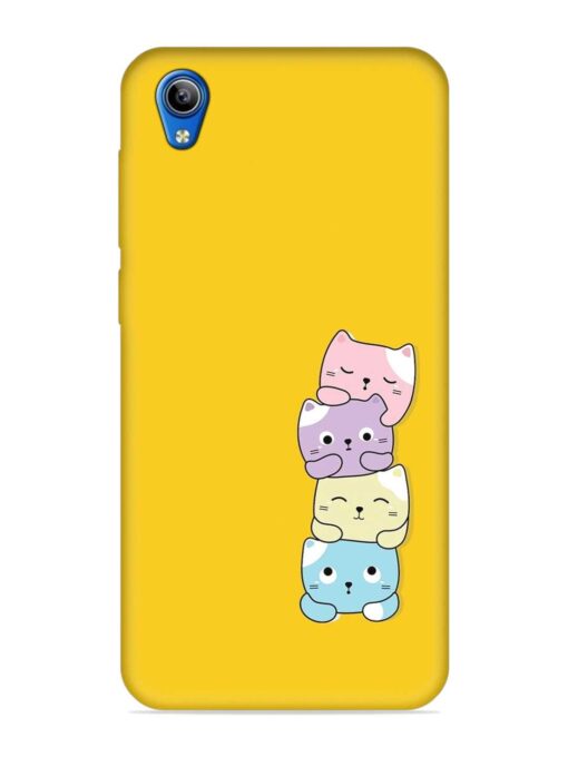 Cartoon Anime Embossed Soft Silicone Case for Vivo Y1S Zapvi