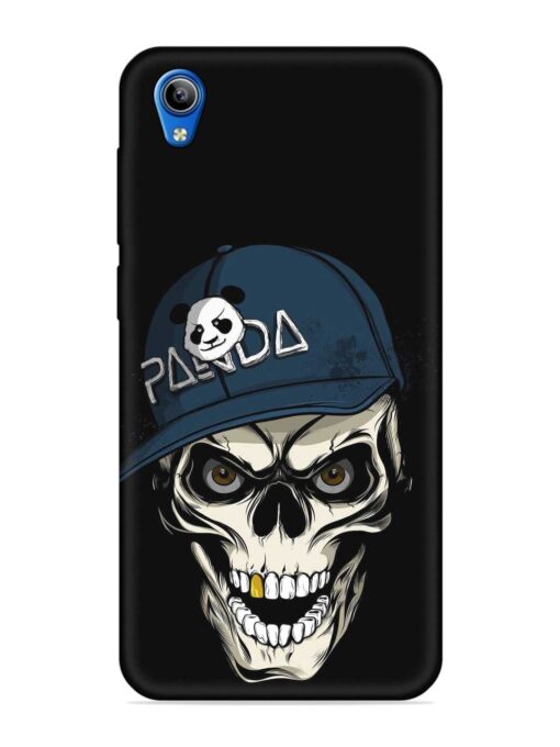 Panda Skull Embossed Soft Silicone Case for Vivo Y1S Zapvi