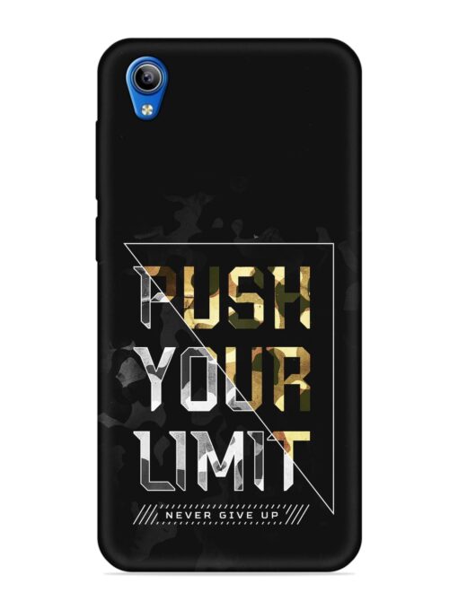 Push Your Limits Embossed Soft Silicone Case for Vivo Y1S Zapvi