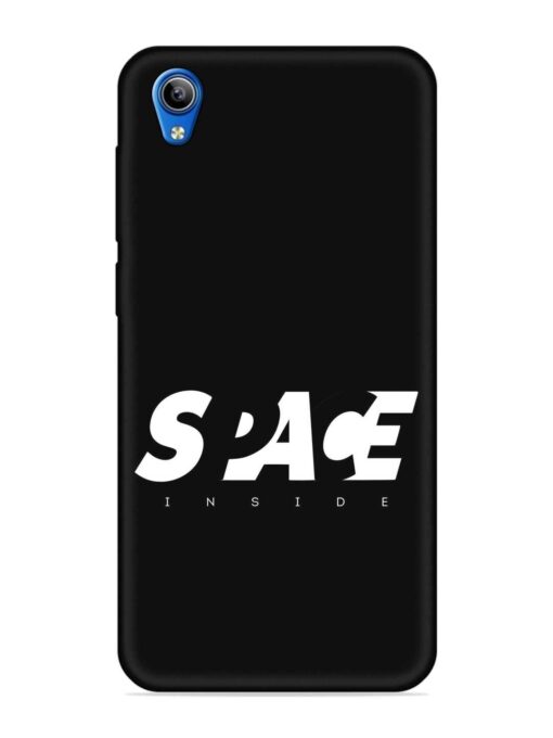 Space Typography Art Embossed Soft Silicone Case for Vivo Y1S Zapvi