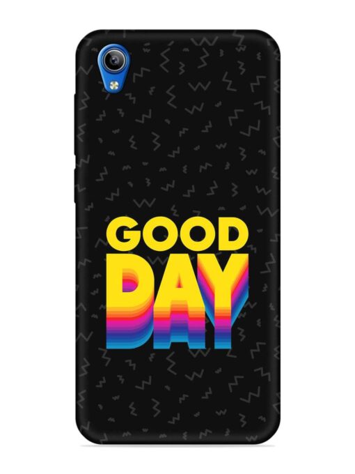 Good Day Embossed Soft Silicone Case for Vivo Y1S Zapvi