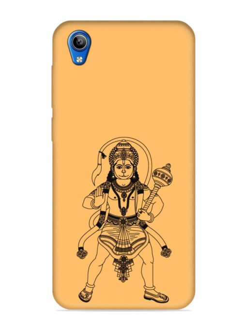 Indian God Hanuman Embossed Soft Silicone Case for Vivo Y1S Zapvi