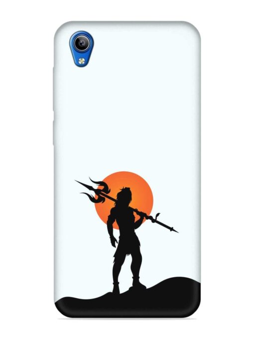 Lord Mahadev Trendy Embossed Soft Silicone Case for Vivo Y1S Zapvi