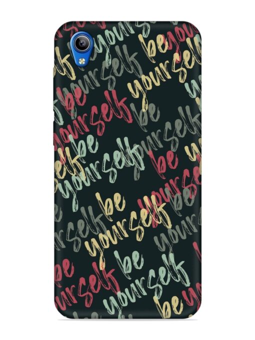 Yourself Seamless Embossed Soft Silicone Case for Vivo Y1S Zapvi