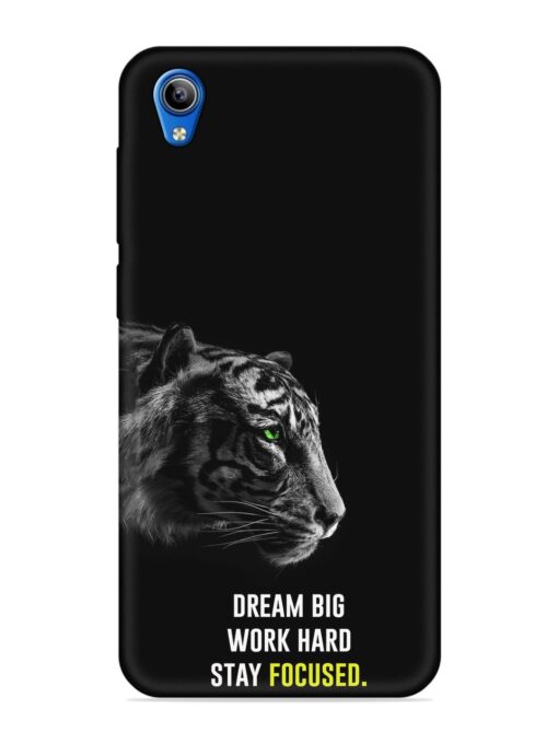 Dream Big Work Hard Embossed Soft Silicone Case for Vivo Y1S Zapvi