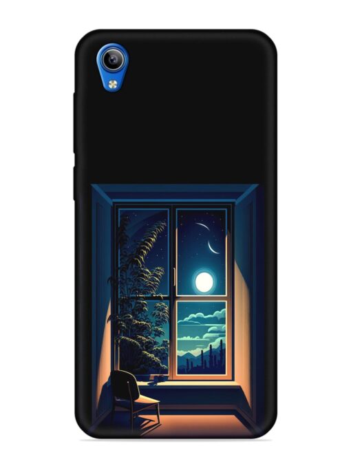 Night View At Window Embossed Soft Silicone Case for Vivo Y1S Zapvi