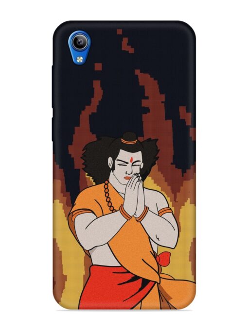 Shree Ram Vector Embossed Soft Silicone Case for Vivo Y1S Zapvi