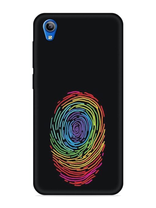 Fingerprint Of Thumb Art Embossed Soft Silicone Case for Vivo Y1S Zapvi