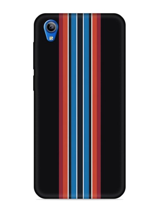 Vertical Strips Embossed Soft Silicone Case for Vivo Y1S Zapvi