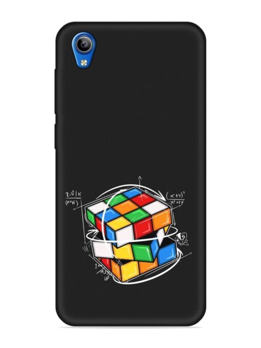 Cubik Vector Embossed Soft Silicone Case for Vivo Y1S Zapvi