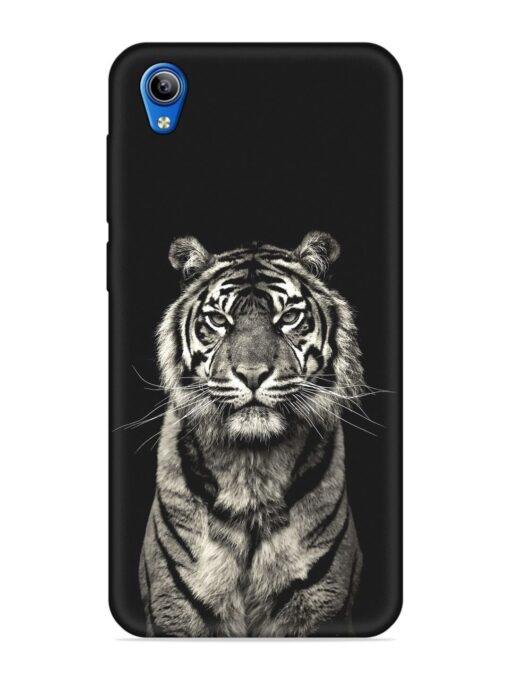 Tiger Art Embossed Soft Silicone Case for Vivo Y1S Zapvi