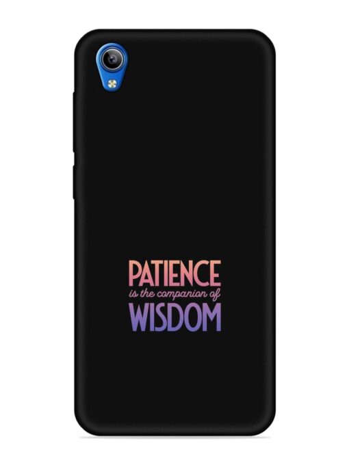 Patience Is The Embossed Soft Silicone Case for Vivo Y1S Zapvi