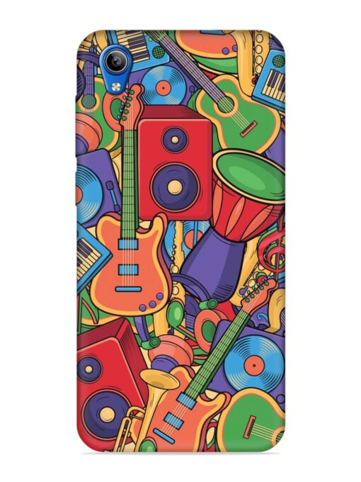 Colorful Music Art Embossed Soft Silicone Case for Vivo Y1S Zapvi