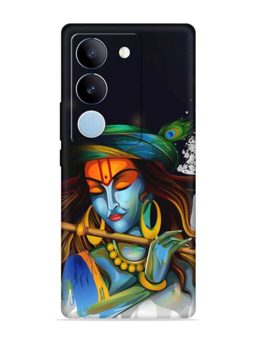 Krishna Art Embossed Soft Silicone Case for Vivo Y200 (5G) Zapvi