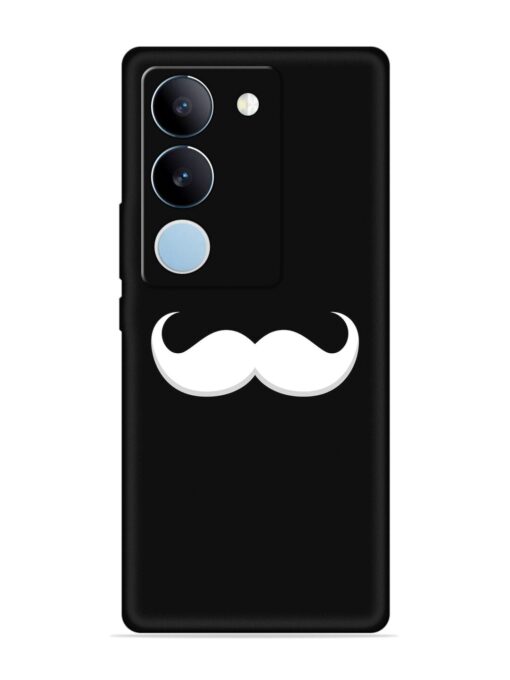 Mustache Vector Embossed Soft Silicone Case for Vivo Y200 (5G) Zapvi