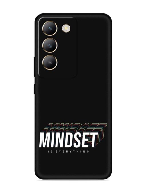 Mindset Everything Slogan Embossed Soft Silicone Case for Vivo Y200E (5G)