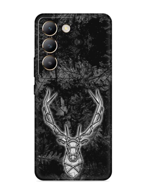 Ancient Deer Embossed Soft Silicone Case for Vivo Y200E (5G)