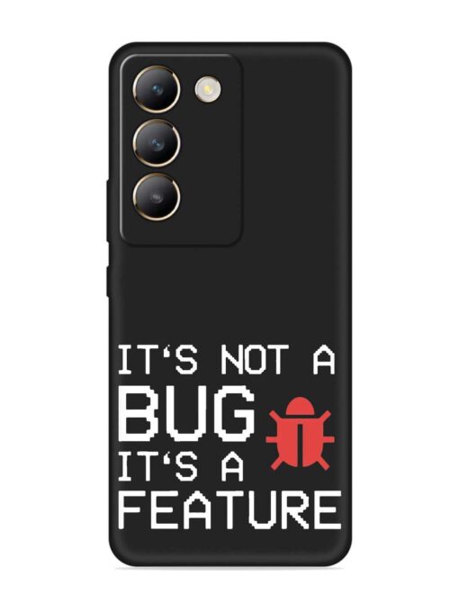 Not Bug Feature Embossed Soft Silicone Case for Vivo Y200E (5G)