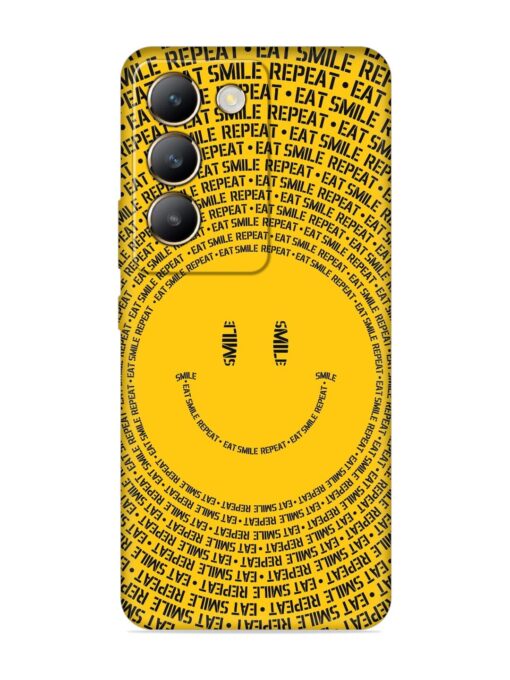 Smiley Embossed Soft Silicone Case for Vivo Y200E (5G) Zapvi