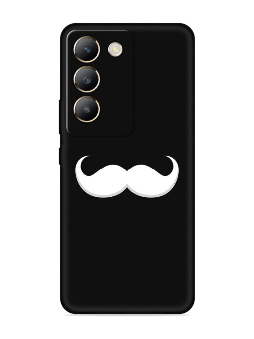 Mustache Vector Embossed Soft Silicone Case for Vivo Y200E (5G)