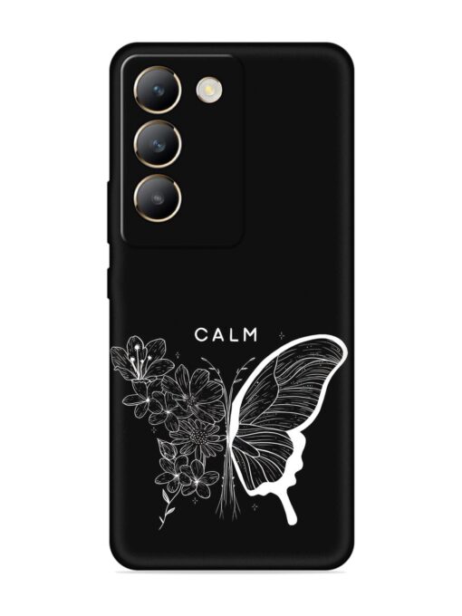 Calm Embossed Soft Silicone Case for Vivo Y200E (5G)