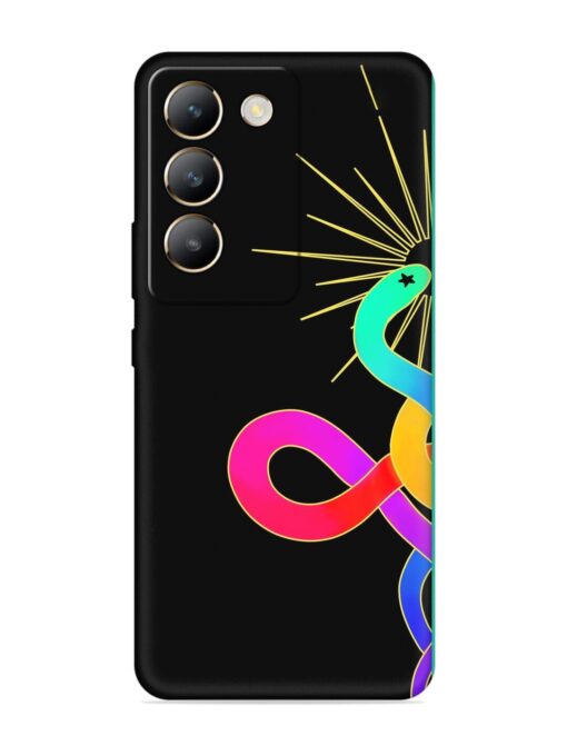 Art Geometric Abstraction Embossed Soft Silicone Case for Vivo Y200E (5G) Zapvi