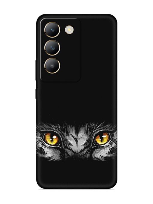 Scary Eye Embossed Soft Silicone Case for Vivo Y200E (5G)