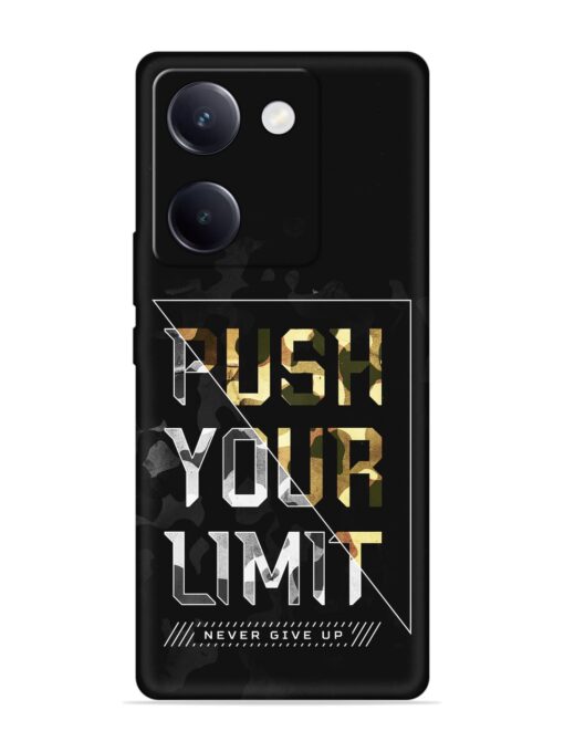 Push Your Limits Embossed Soft Silicone Case for Vivo Y200 Pro (5G) Zapvi