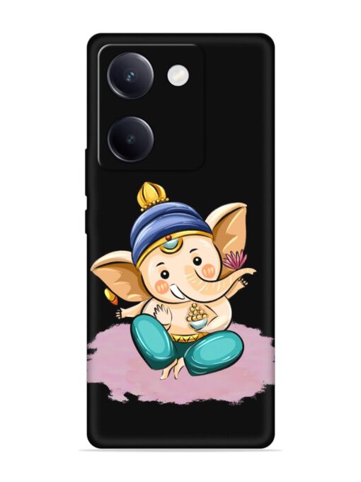 Bal Ganesh Vector Art Embossed Soft Silicone Case for Vivo Y200 Pro (5G) Zapvi