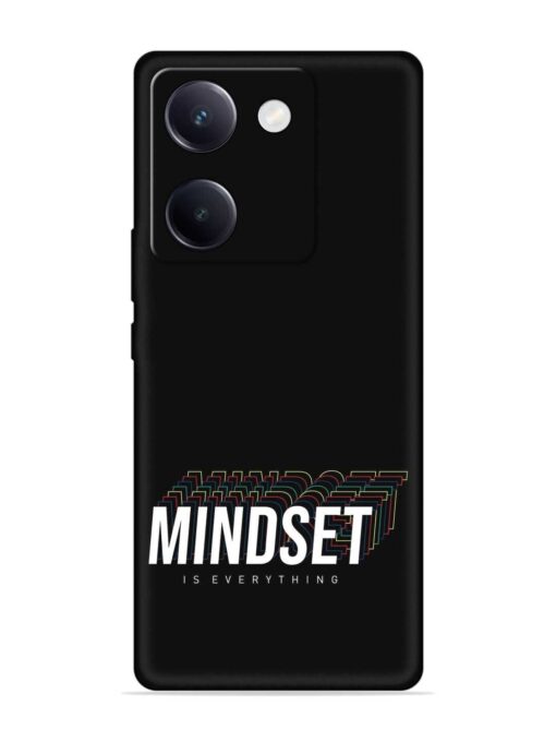 Mindset Everything Slogan Embossed Soft Silicone Case for Vivo Y200 Pro (5G) Zapvi